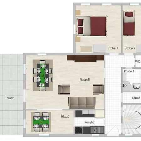 Hébergement de vacances Iris Vendeghaz